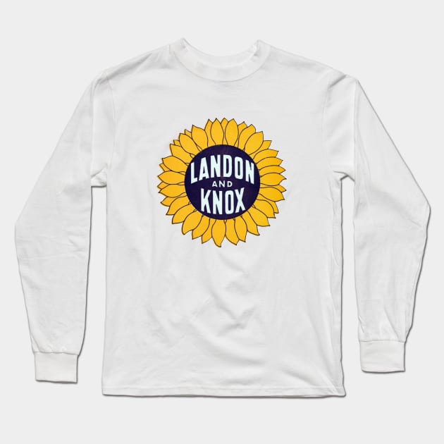 1936 Landon, Knox Presidential Campaign Long Sleeve T-Shirt by historicimage